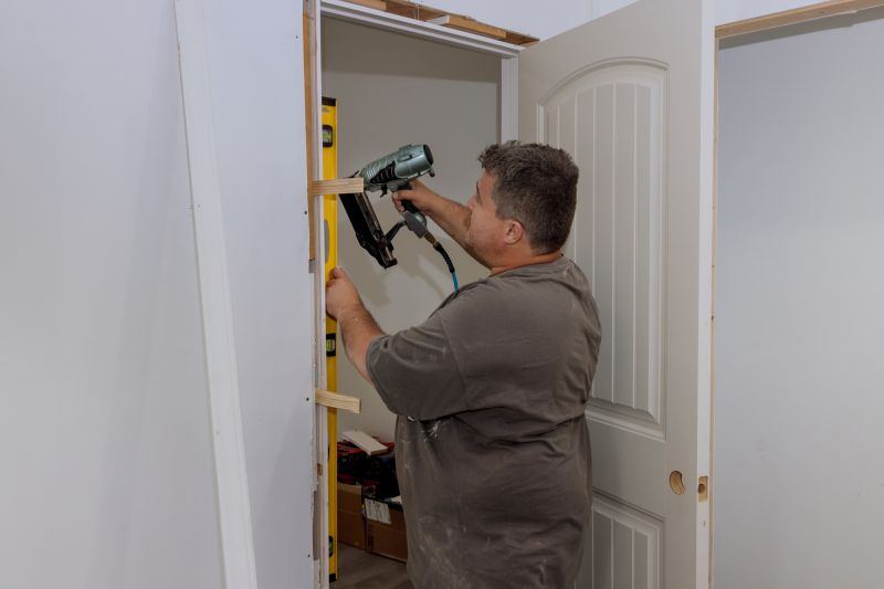 Mahogany Door Installation