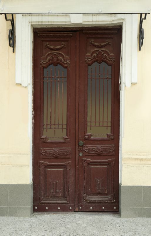Mahogany Door Installation